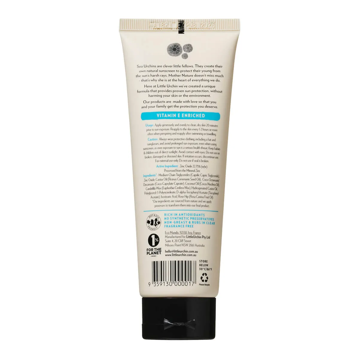 Natural Clear Zinc Sunscreen SPF 30