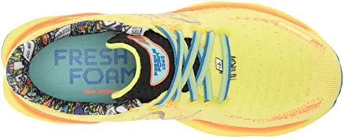 New Balance Women's Fresh Foam X 1080 V12 Running Shoe, Lemonade/Serene Blue