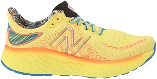 New Balance Women's Fresh Foam X 1080 V12 Running Shoe, Lemonade/Serene Blue