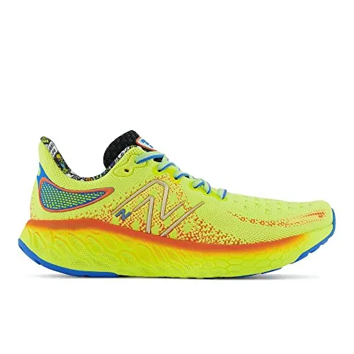 New Balance Women's Fresh Foam X 1080 V12 Running Shoe, Lemonade/Serene Blue