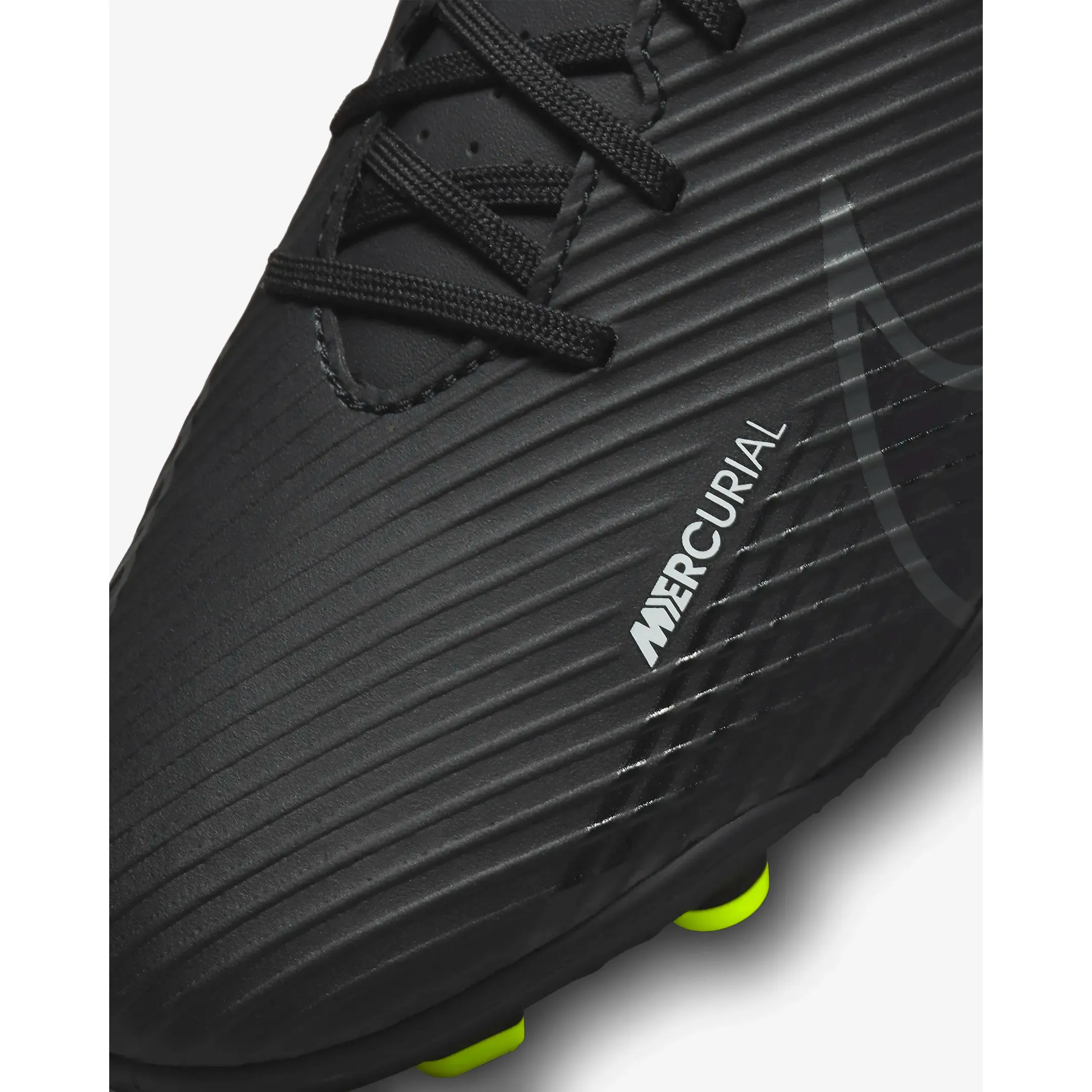 Nike Men's Mercurial Vapor 15 Club MG Cleats - Black / Summit White / Volt / Dark Smoke Grey