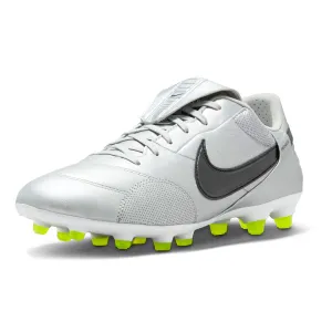 Nike Premier III Firm Ground Soccer Cleats (Metallic Silver/Black-Volt)