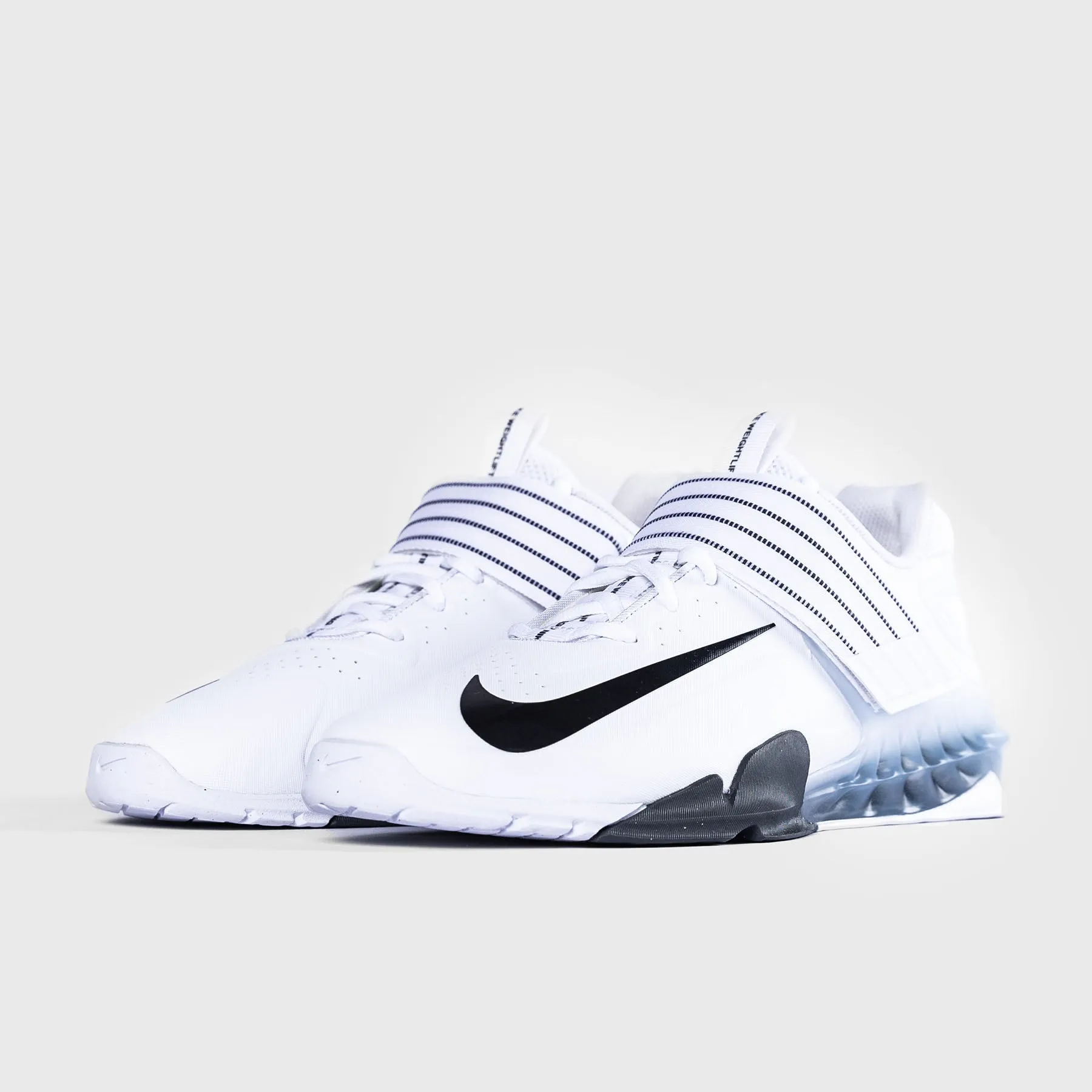 Nike - Savaleos Weightlifting Shoes - WHITE/BLACK-IRON GREY