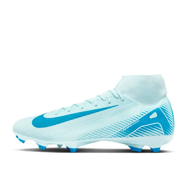 Nike Zoom Superfly 10 Academy FG/MG Soccer Cleats (Glacier Blue)