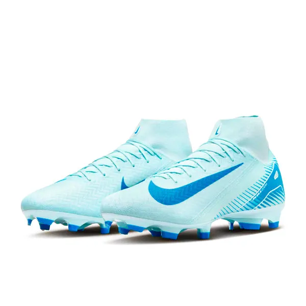 Nike Zoom Superfly 10 Academy FG/MG Soccer Cleats (Glacier Blue)