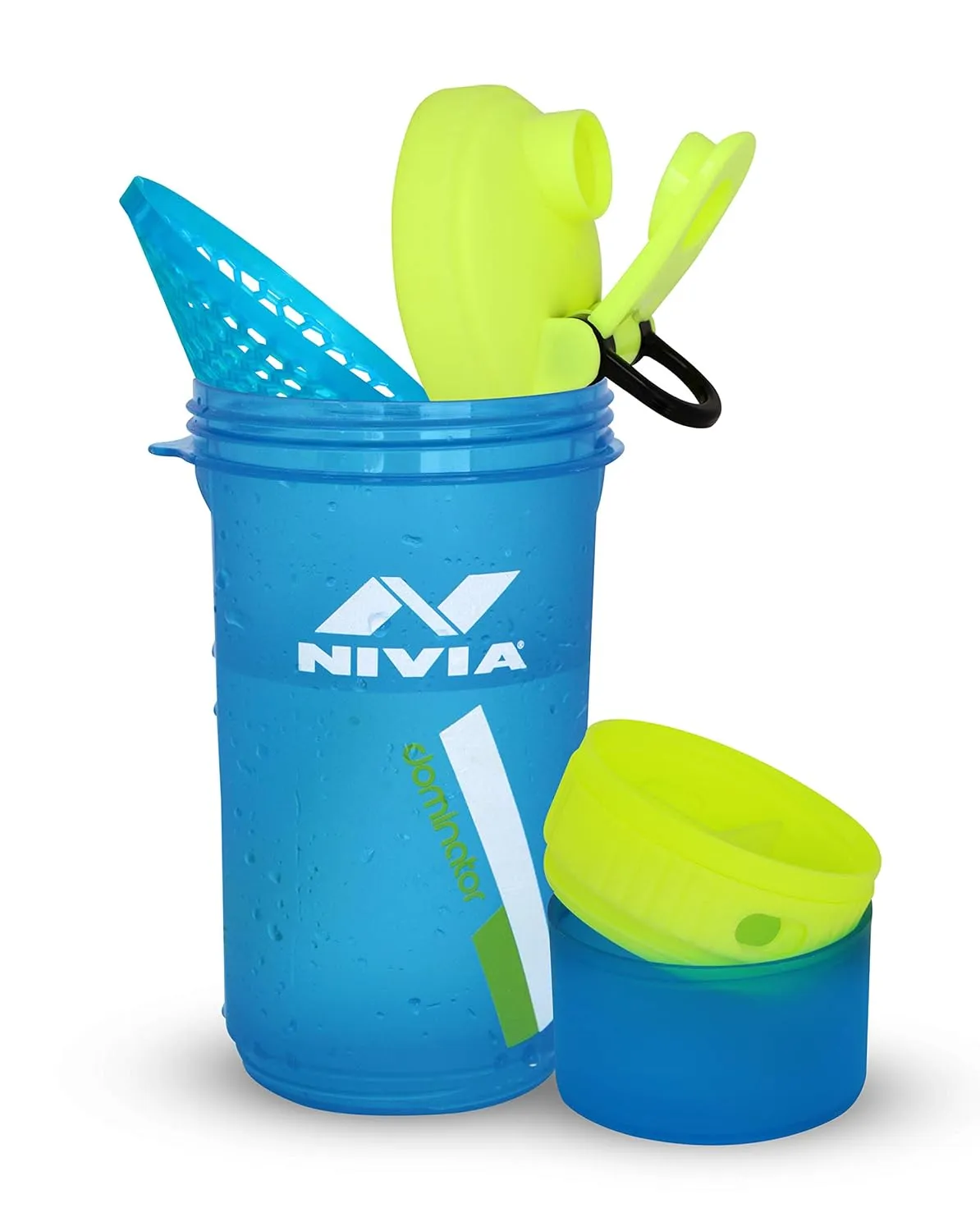 Nivia Dominator 2.0 Sports 650 ml Shaker, Plastic, Blue