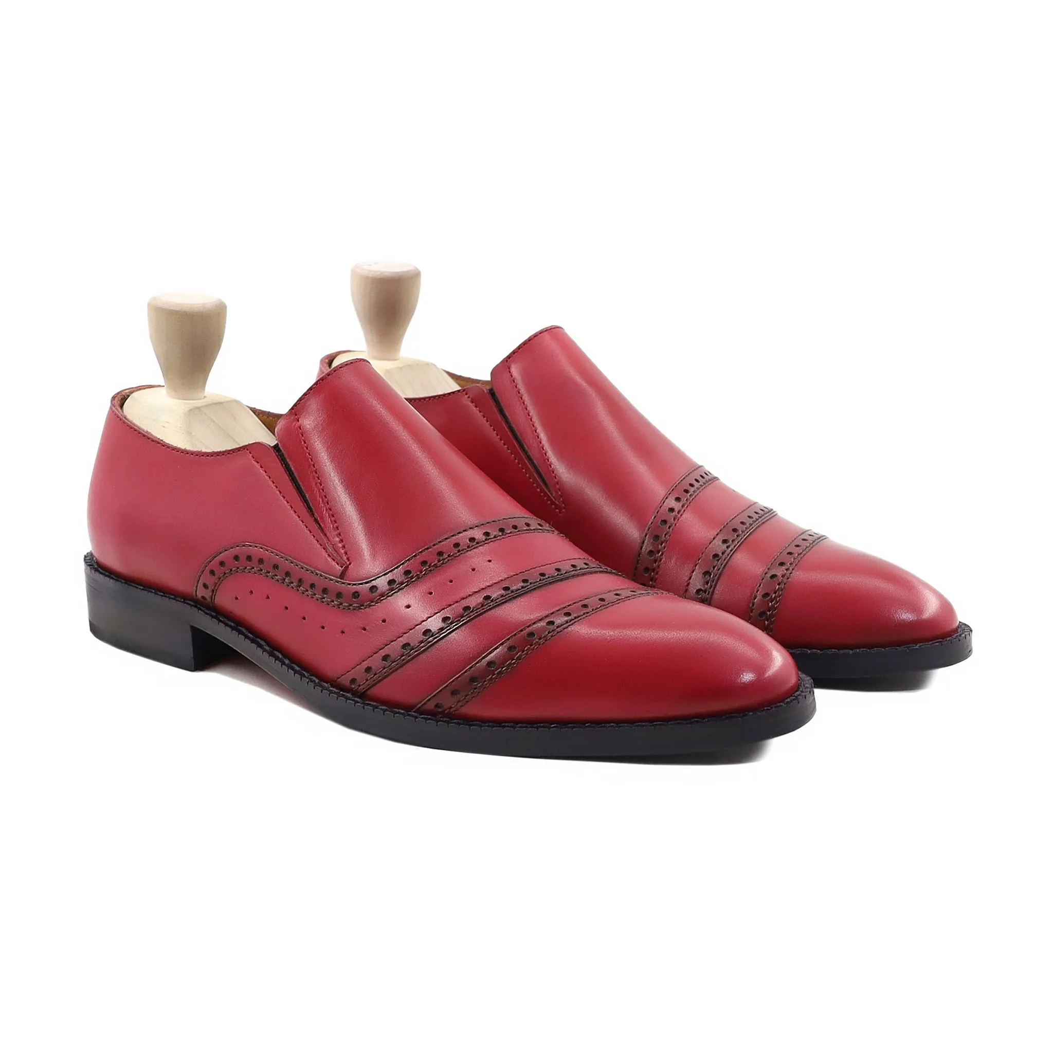 Norris - Men's Oxblood Calf Leather Loafer