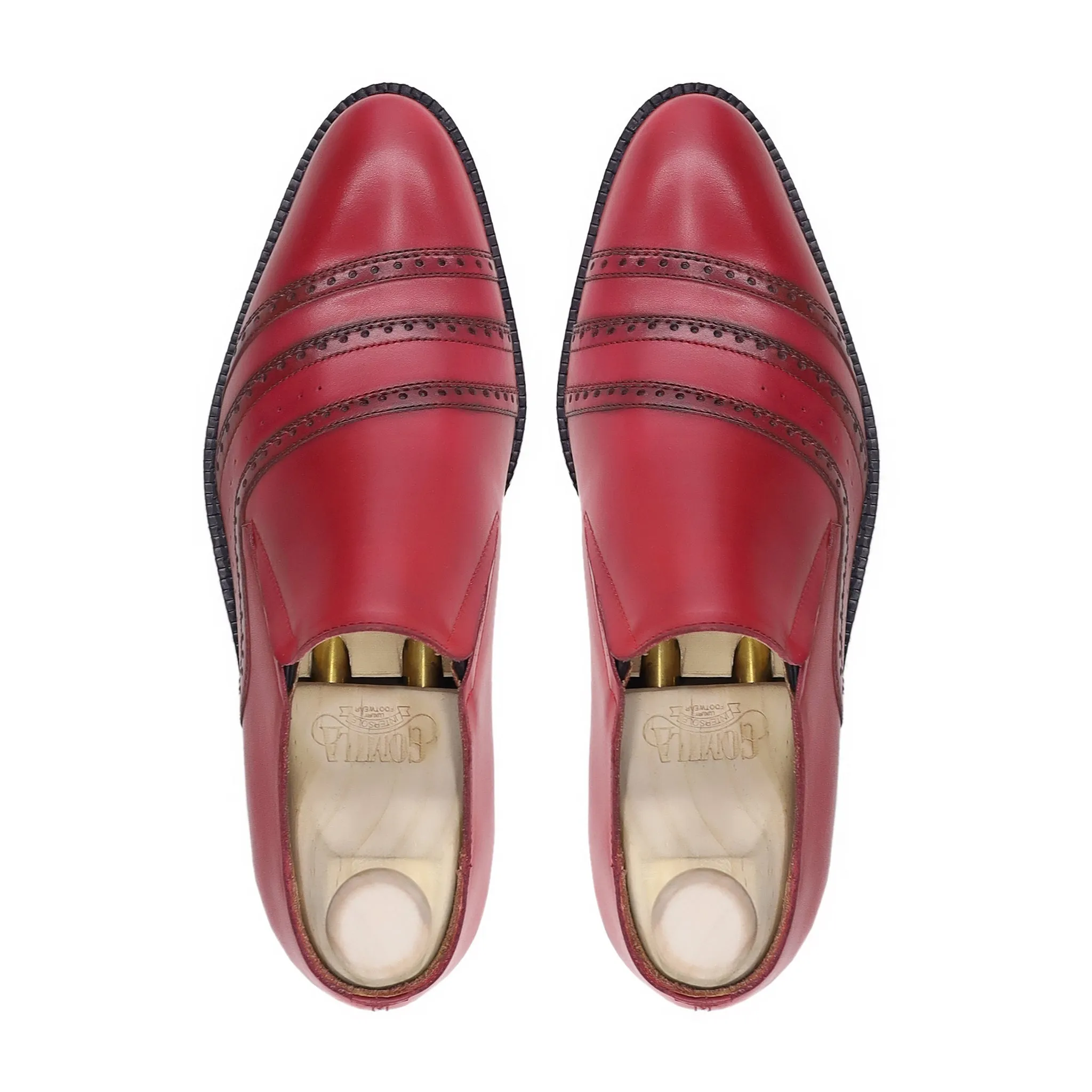 Norris - Men's Oxblood Calf Leather Loafer