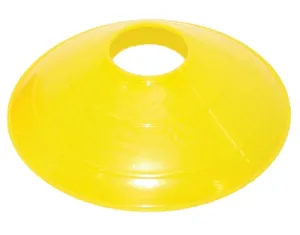 One Dozen 12" Disc Cones Yellow