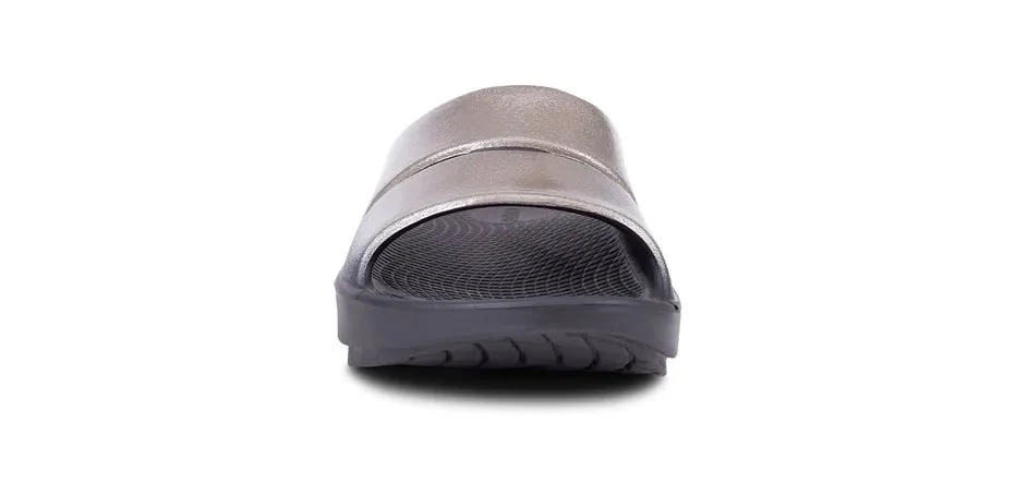 Oofos Women's OOahh Luxe Slide - Latte