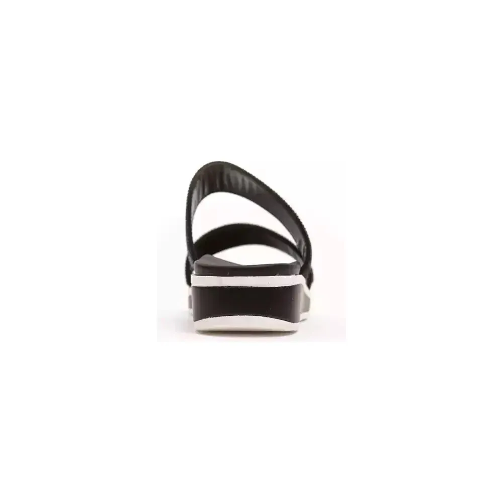 Péché Originel Black Textile Women Sandal