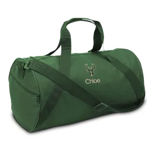 Personalized Milwaukee Bucks Duffel Bag