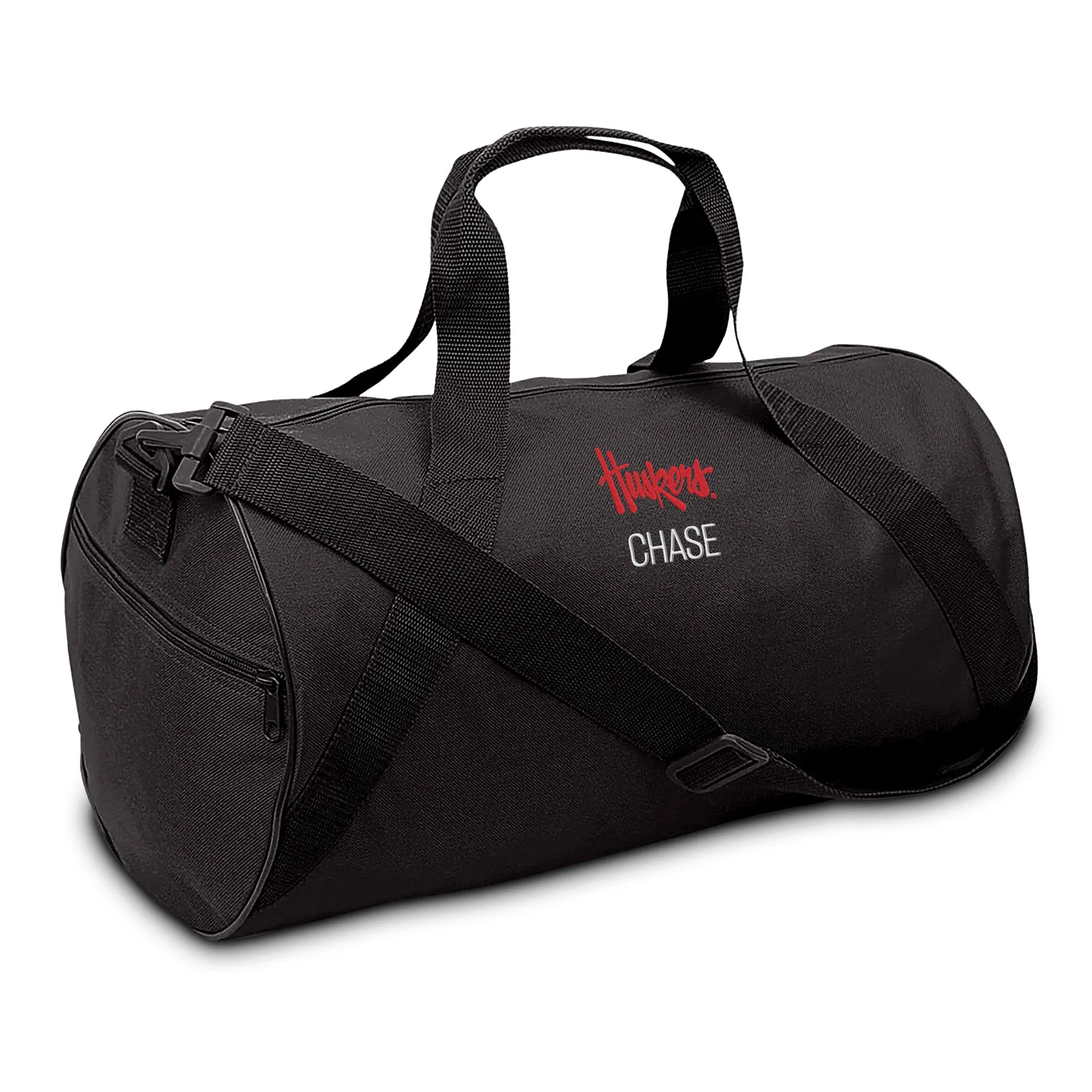 Personalized Nebraska Cornhuskers Script Huskers Duffel Bag