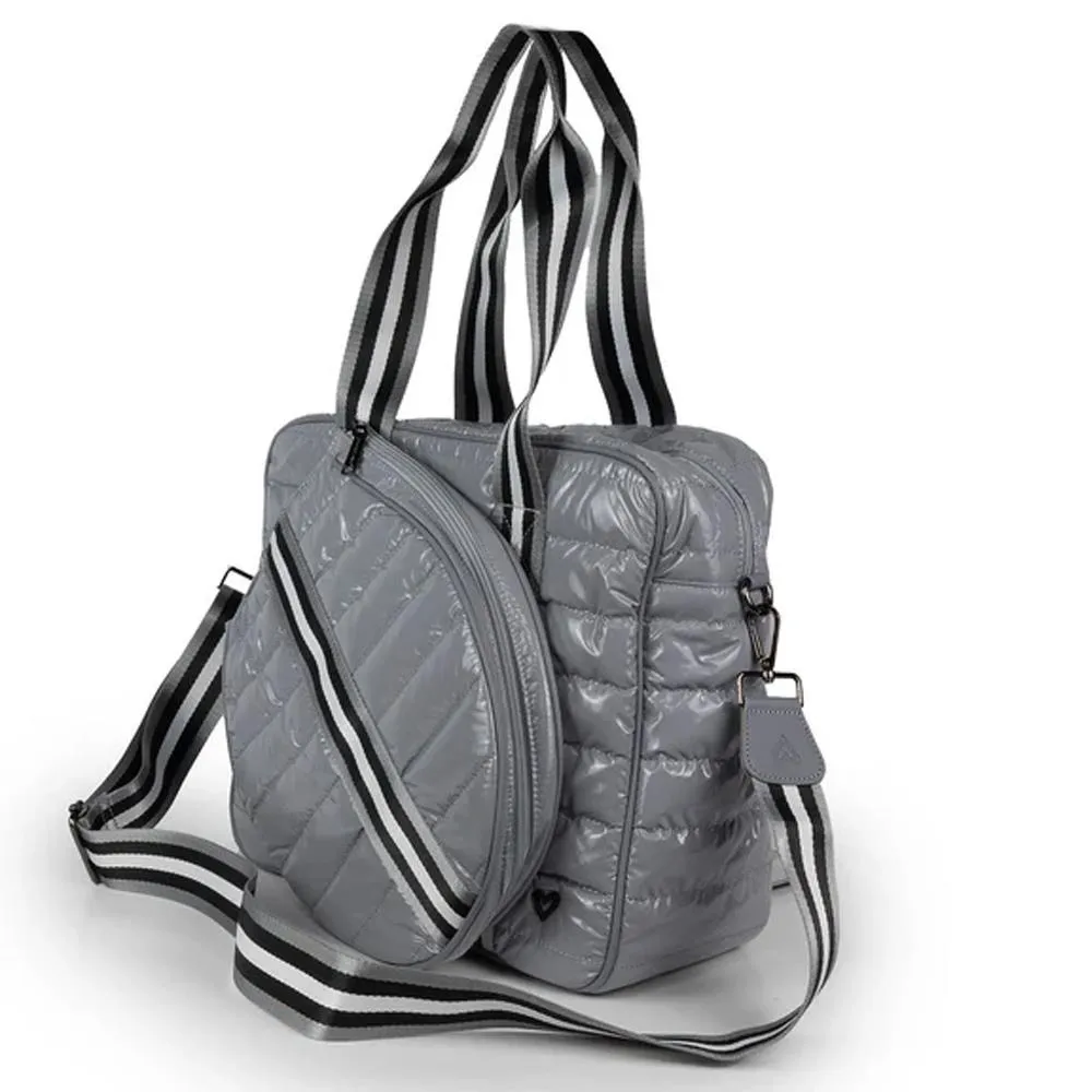 preneLOVE Tennis Puffer Bag - Grey