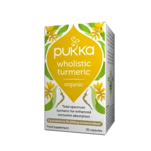 Pukka Wholistic Turmeric 30 Capsules