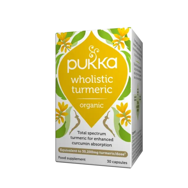 Pukka Wholistic Turmeric 30 Capsules