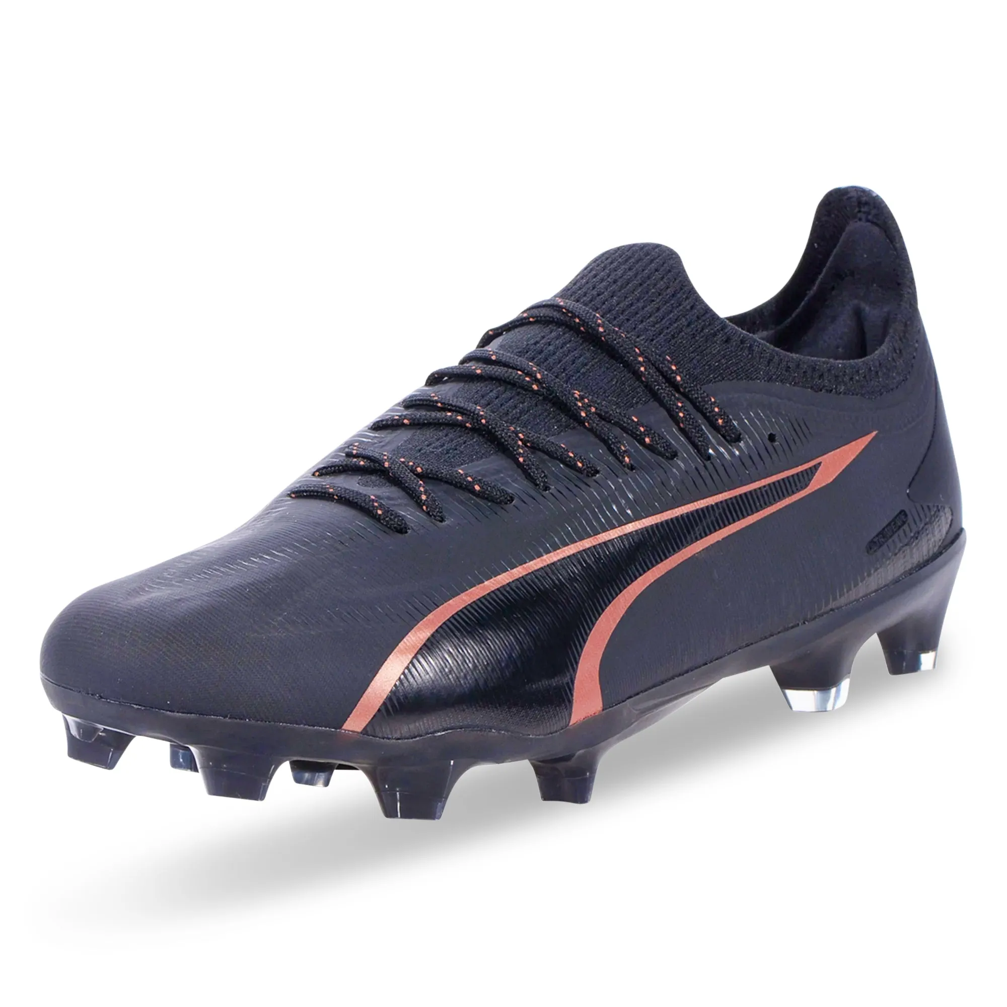 Puma Ultra Ultimate FG/AG Soccer Cleats (Puma Black/Copper Rose)