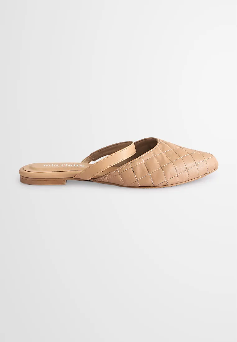 Quanda Quilted Style Pointed Flats