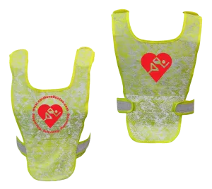 Reflective Running Vest - Cardiac Athletes .Org