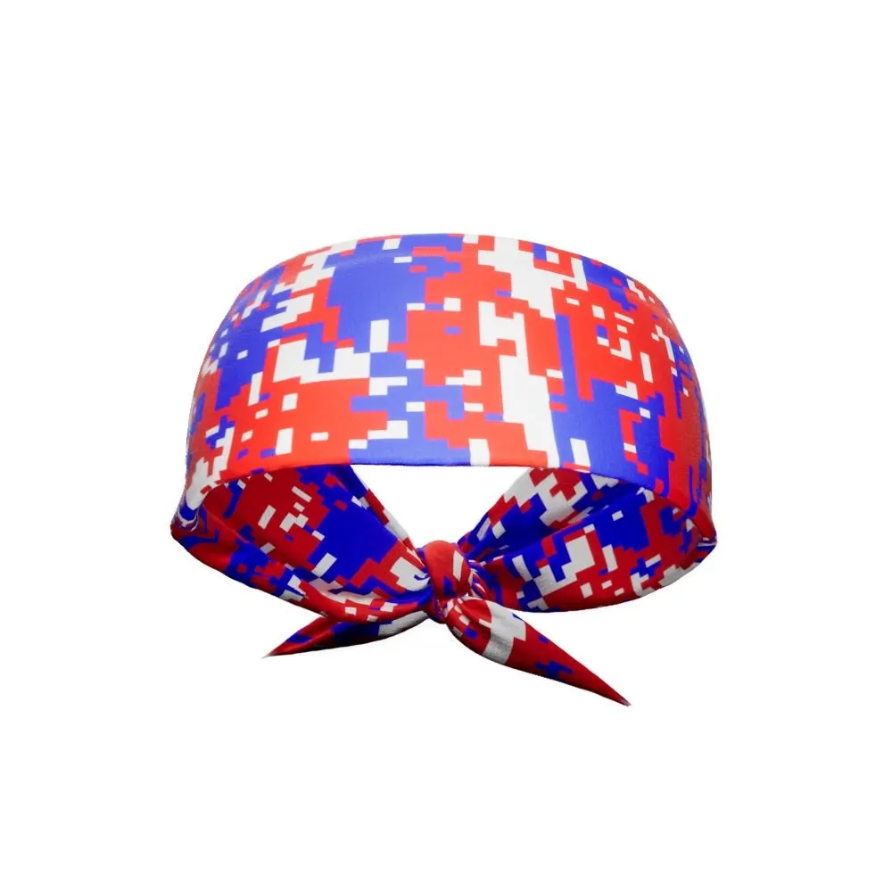 RWB Digi Camo Tie Headband