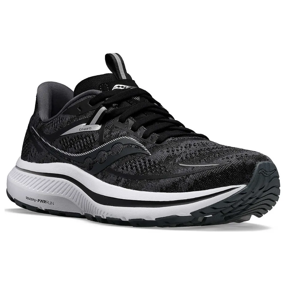 Saucony Omni 21 Black/White Running Shoe (Men's)