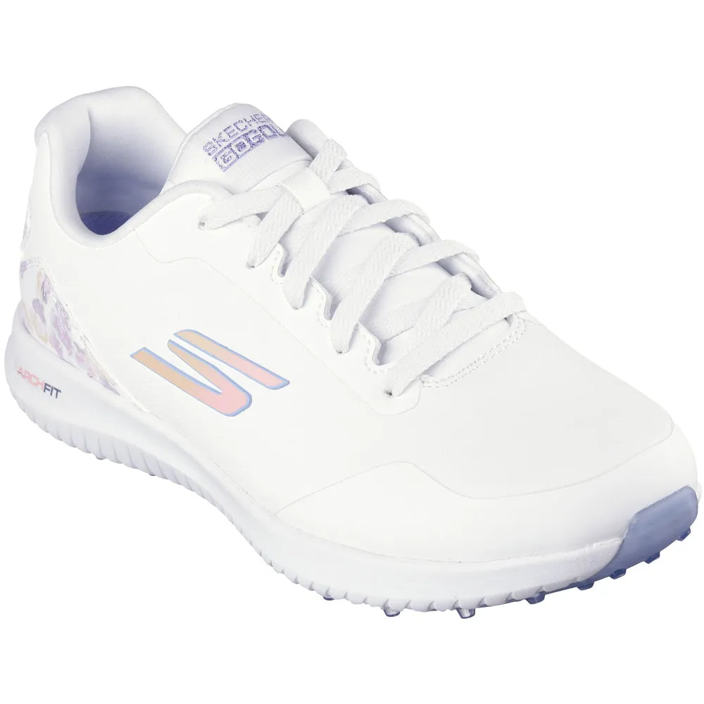 Skechers Go Golf Max 3 Ladies Spikeless Waterproof Shoes - White/Multi