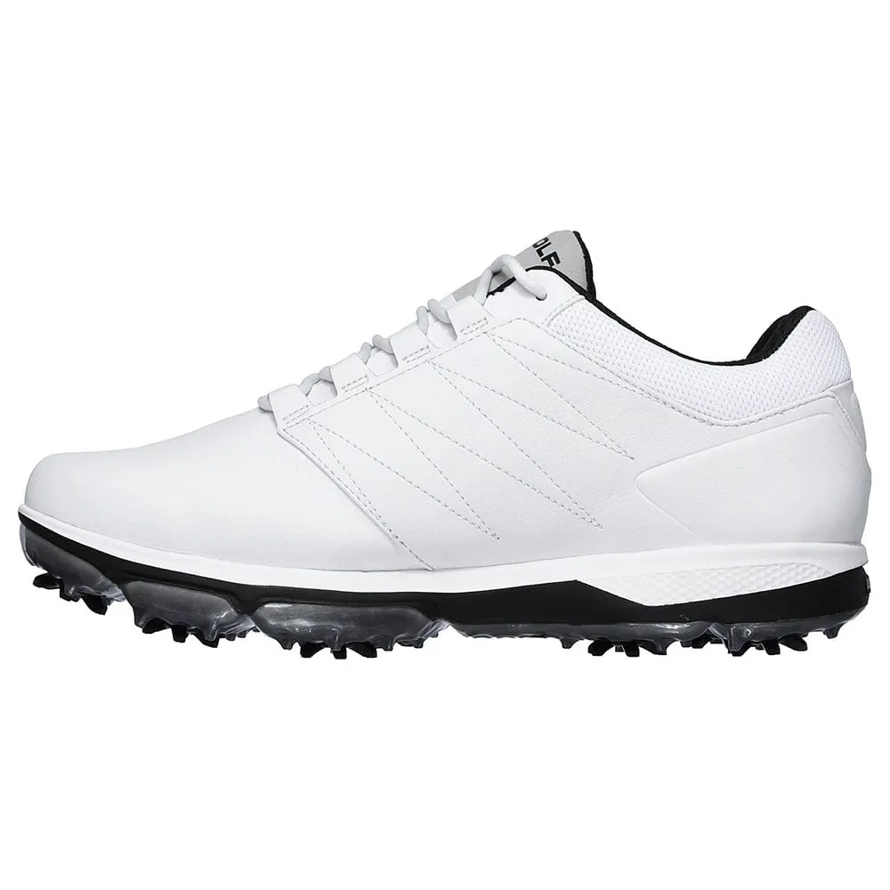 Skechers Go Golf Pro V4 Waterproof Spiked Shoes - White/Black