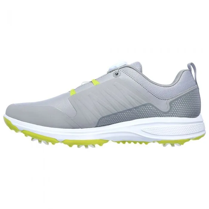 Skechers Go Golf Torque Twist Spiked Shoes - Grey/Lime