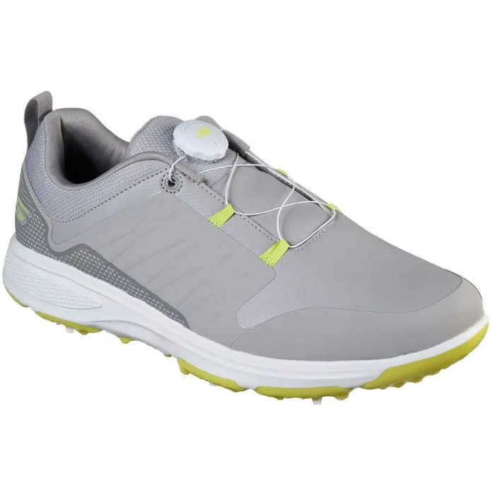 Skechers Go Golf Torque Twist Spiked Shoes - Grey/Lime