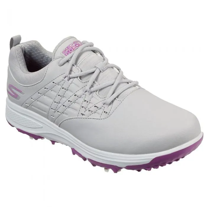 Skechers Ladies Go Golf Pro 2 Spiked Shoes - Grey/Purple