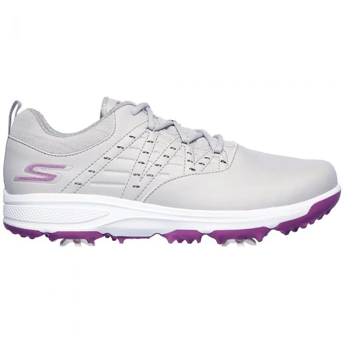 Skechers Ladies Go Golf Pro 2 Spiked Shoes - Grey/Purple