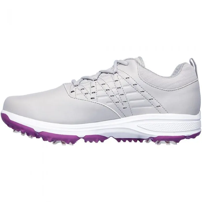 Skechers Ladies Go Golf Pro 2 Spiked Shoes - Grey/Purple