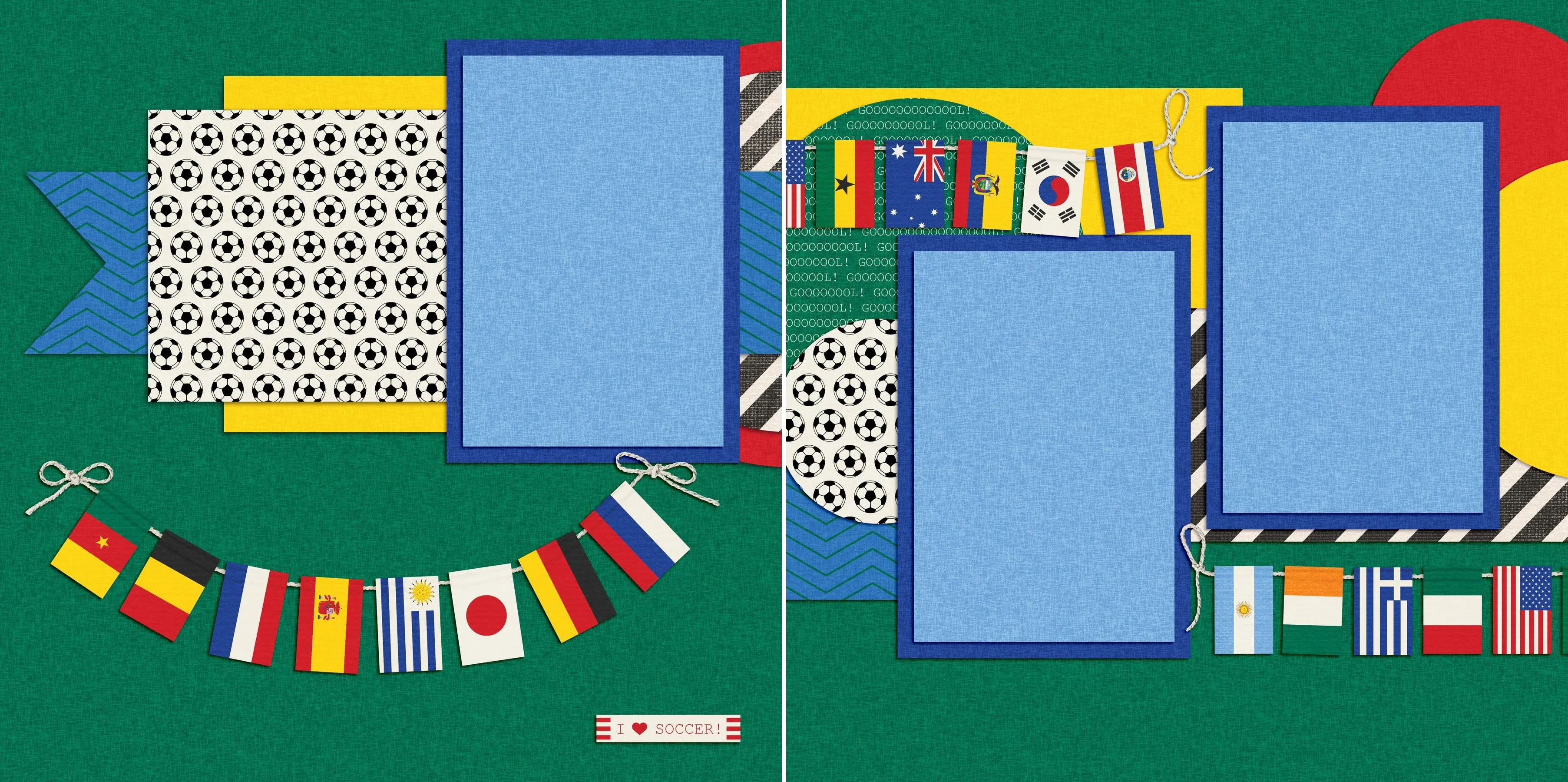 Soccer Flags - 5136