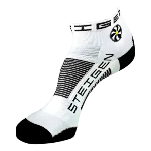 Steigen - Quarter Length Running Socks - White