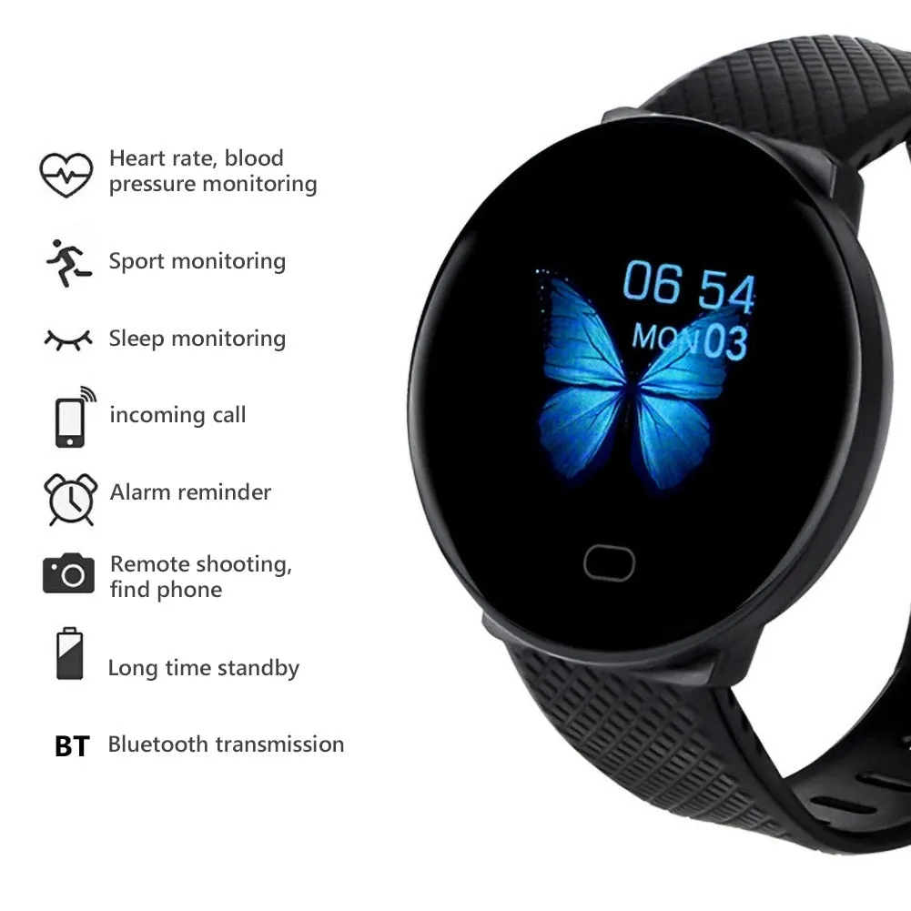 The New D19 Bluetooth Smart Watch (Heart Rate Monitoring, Blood Oxygen Measure and More)