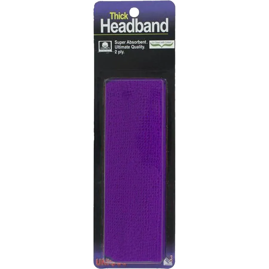 Thick 2-Ply Headband - Plum