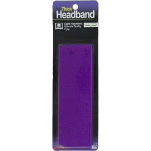 Thick 2-Ply Headband - Plum