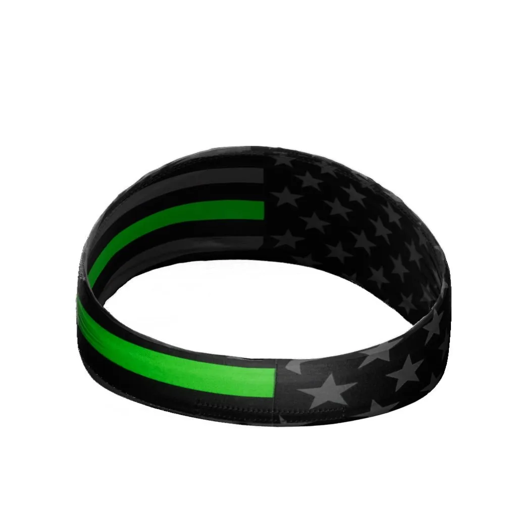 Thin Lime Green Line Headband