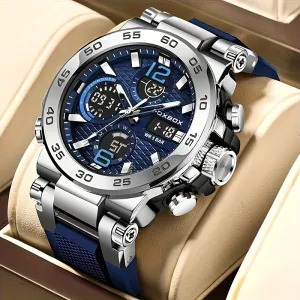 Ultimate Mens Sports Watch  Waterproof Dual Display Multifunction