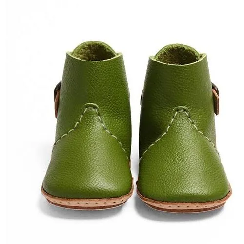 Umeloihc Boo 12cm Babies First Shoe Kit Olive