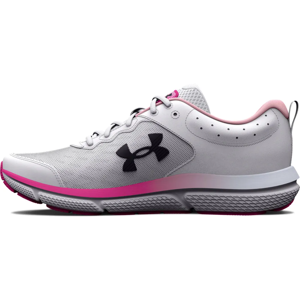 'Under Armour' Women's Charged Assert 10 - White / Rebel Pink / Black