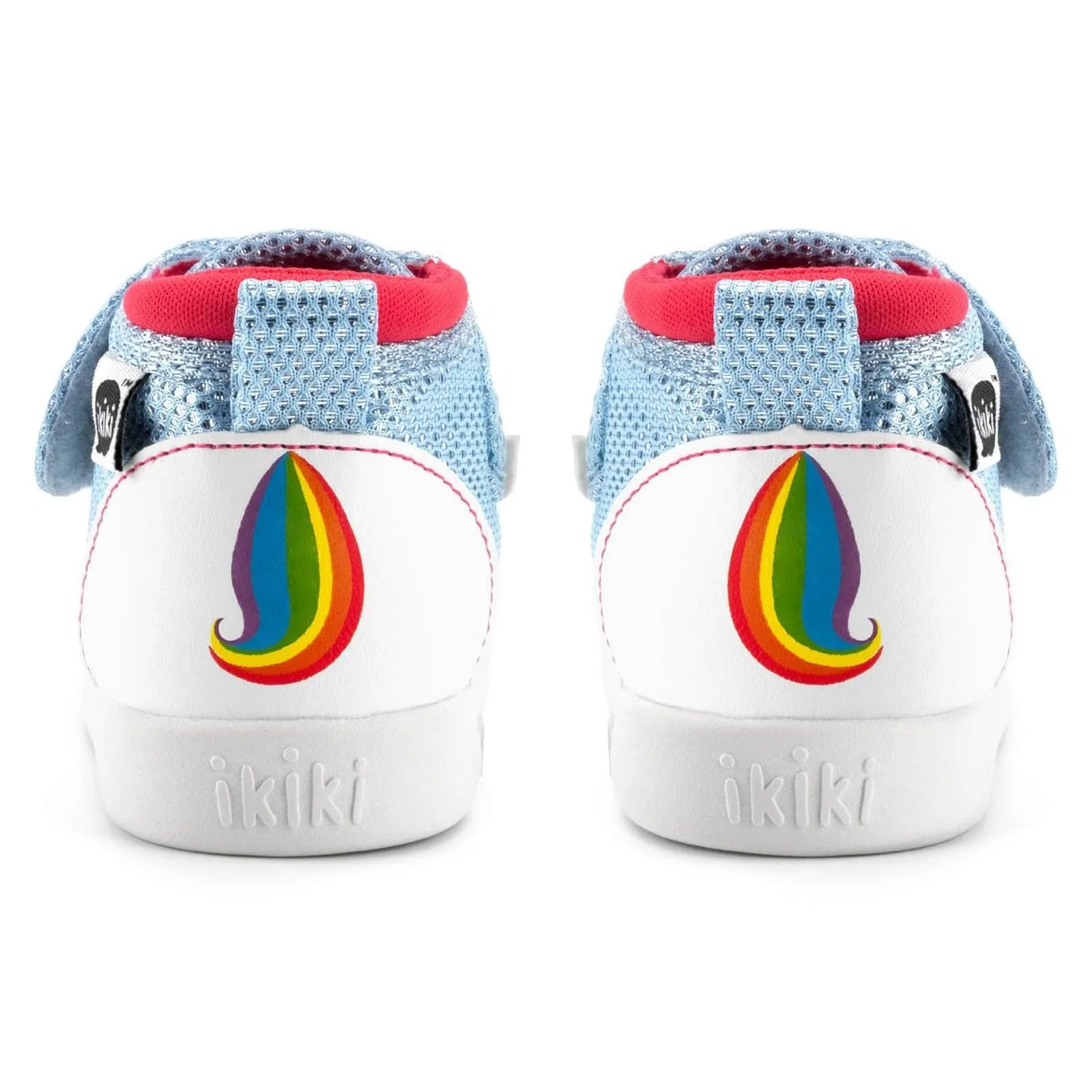 Unicorn Squeaky Toddler Shoes | White/Sparkly Blue