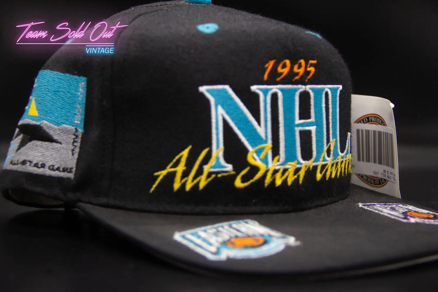 Vintage 1995 #1 Apparel NHL All Star Game Snapback Hat