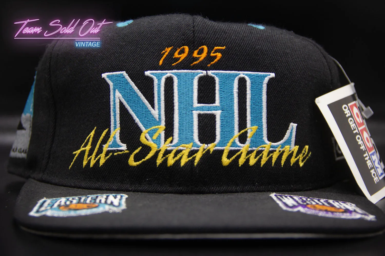 Vintage 1995 #1 Apparel NHL All Star Game Snapback Hat