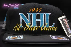 Vintage 1995 #1 Apparel NHL All Star Game Snapback Hat