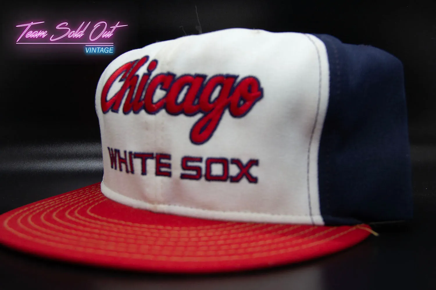 Vintage Annco Chicago White Sox Snapback Hat MLB