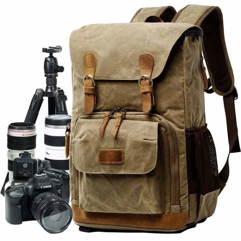 Vintage Photography Waterproof Backpacks For Work