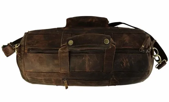 Wanderer’s Leather Brown Bag