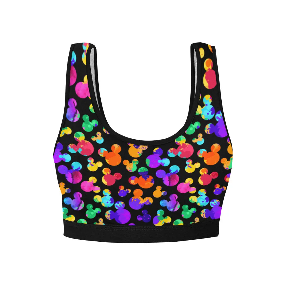 Watercolor Women's Athletic Sports Bra