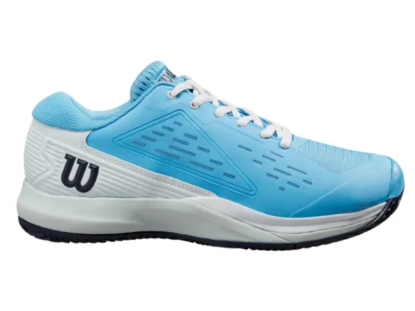 Wilson Rush Pro Ace Clay Ladies Tennis Shoe (Bonnie Blue/Balade Blue/Navy)